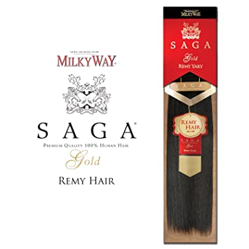MilkyWay Saga Gold Remi Human Hair Weave Yaky 10