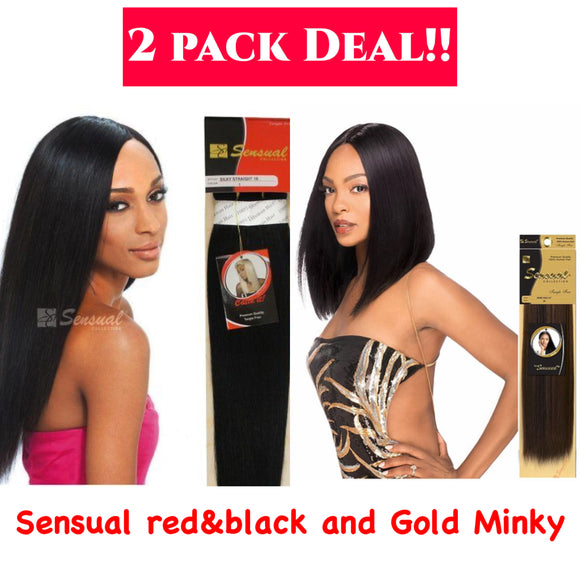 Sensual Silky Yaky OR Minky Yaki 2-Pack Deal