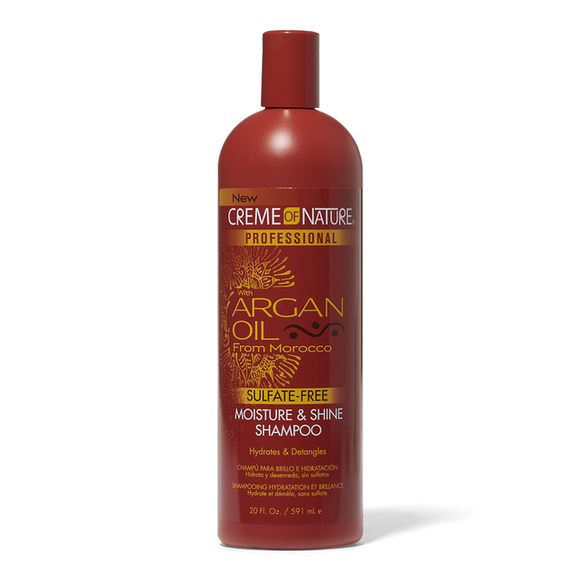 Creme of Nature Argan Oil Sulfate-Free Moisture & Shine Shampoo, 20oz