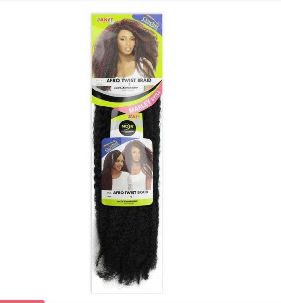 Janet Collection: 2X Afro Marley Twist Braid