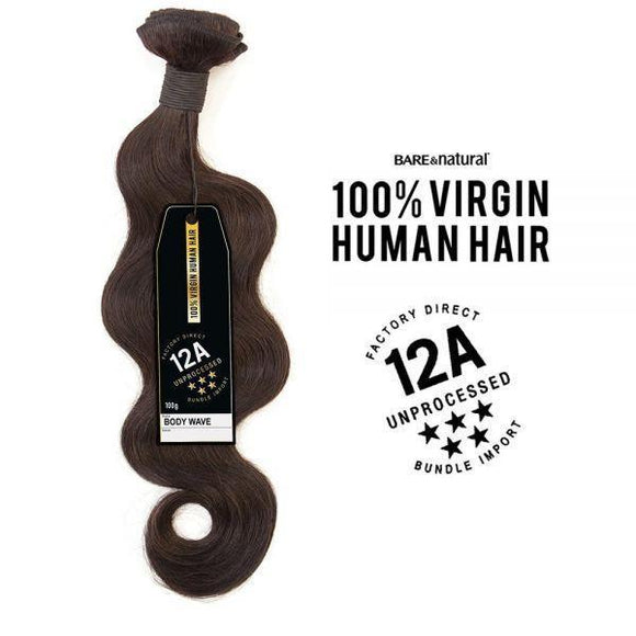Sensationnel Bare & Natural 12A Body Wave Bundle Weave Human Hair 24