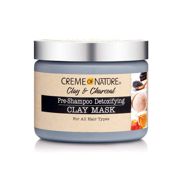 Creme of Nature Clay & Charcoal Pre-Shampoo Detoxifying Mask