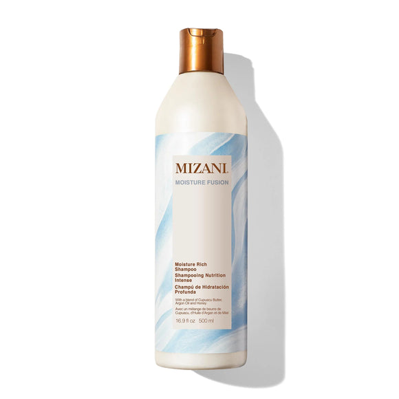 MIZANI Moisture Fusion Moisture Rich Shampoo, Gently Cleanses & Conditions Hair, with Argan Oil, for Dry Hair
