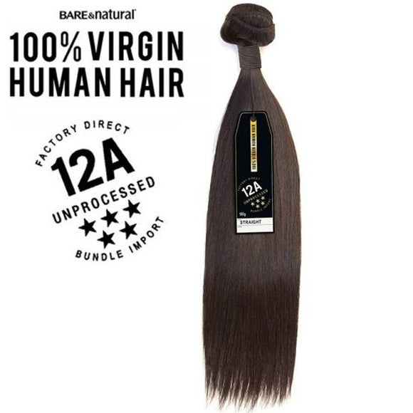Sensationnel Bare & Natural 12A Straight Bundle Weave Human Hair 24
