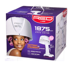 Red by Kiss 1875 Watt Ceramic Tourmaline Professional Hood Dryer BOD04