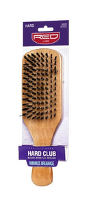 RED PROFESSIONAL HARD CLUB BRISTLE BRUSH