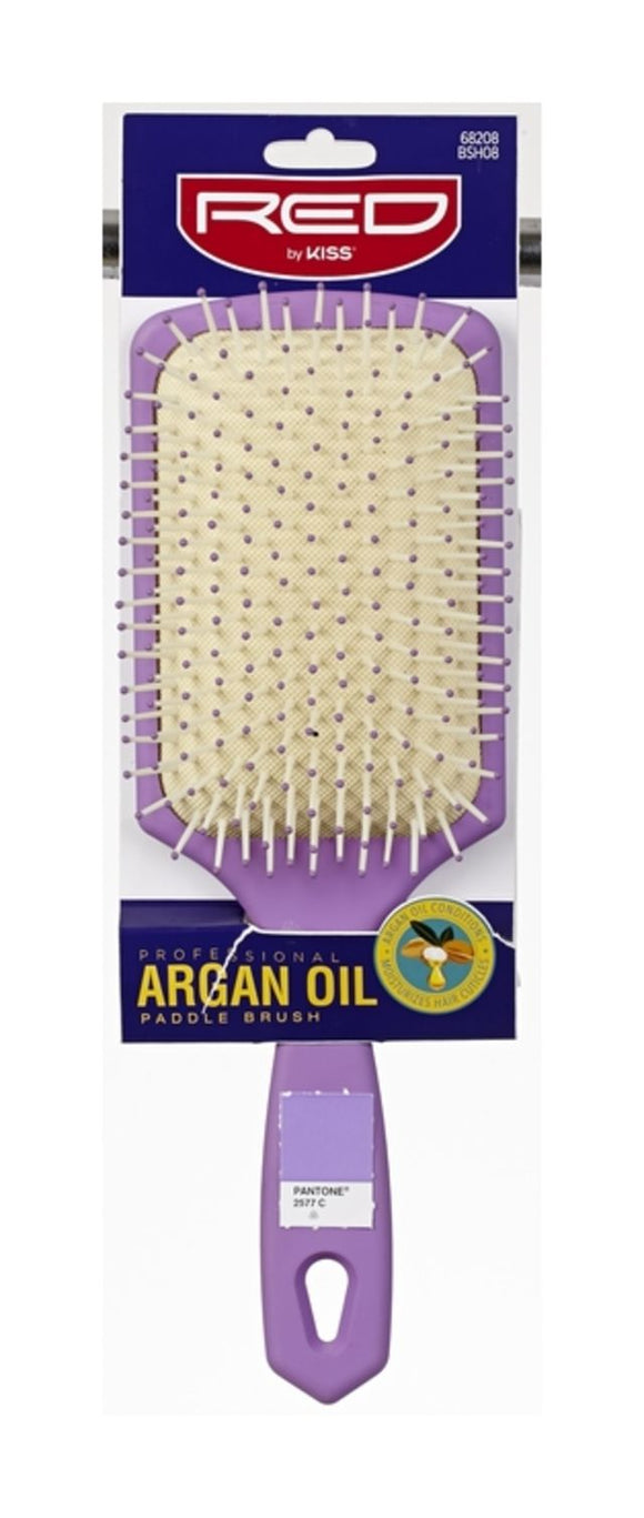 RED PROFESSIONAL ARGAN OIL PADDLE BRUSH