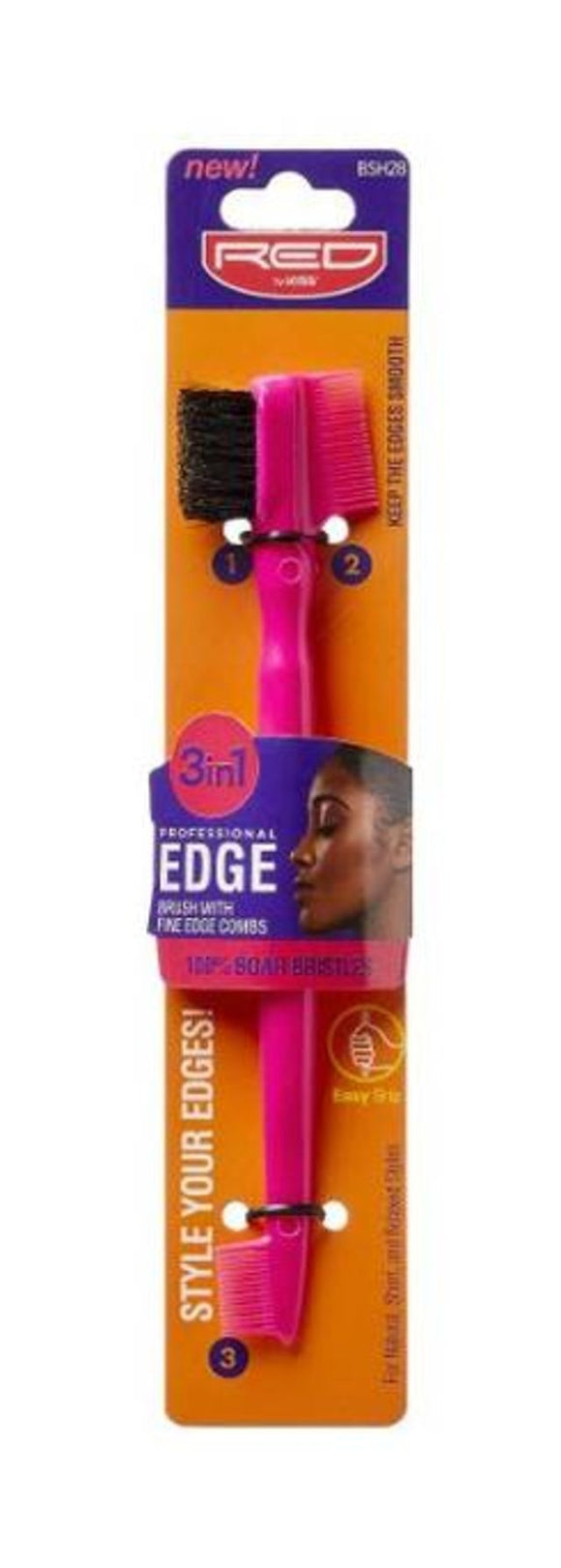 RED PROFESSIONAL 3-IN-1 EDGE BRUSH