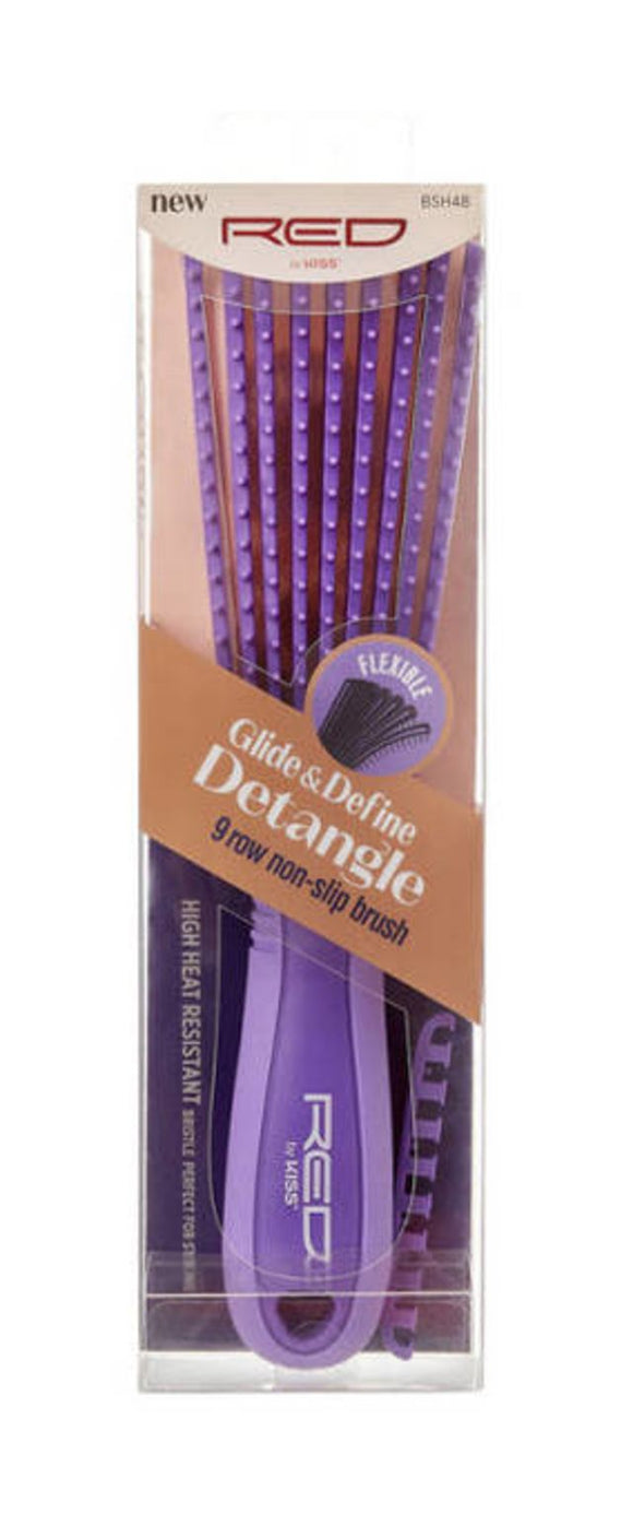 RED EZ GLIDE DETANGLING BRUSH, PURPLE