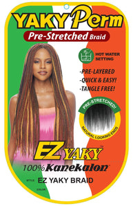 Yaky Perm EZYAKY Pre-stretched Braiding Hair