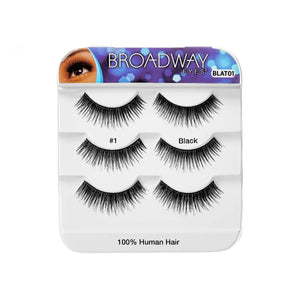 BROADWAY 3 PACK LASHES #01