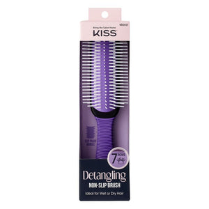 RED 7 ROW DETANGLE BRUSH (PURPLE)