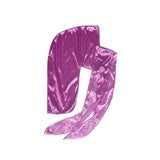 Red Silky Satin Durag Purple