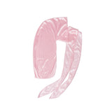 Red Silky Satin Durag Pink