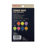 Red Power Wave Silky Satin Durag Black