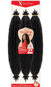 Outre Crochet Braids X-Pression Twisted Up 3X Springy Afro Twist 24"