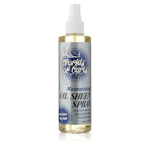Worlds Of Curls moisturizing oil sheen spray