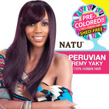 Natu Peruvian Remy Yaky 100% Human Hair 12”
