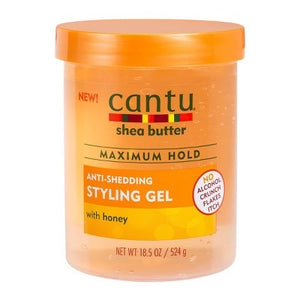 Cantu Shea butter ANTI-SHEDDING STYLING GEL with honey