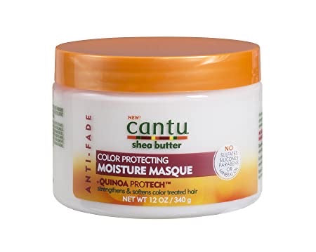 Cantu Shea butter Anti-Fade color protecting MOISTURE MASQUE + Quinoa ProTech