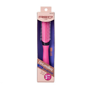 RED 5 ROW DETANGLE NON-SLIP MINI BRUSH