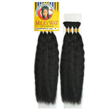 MILKYWAY 100% HUMAN HAIR BRAID SUPER BULK WET AND WAVY