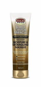 AFRICAN PRIDE Black Castor Miracle Take Down Moisture & Detangling Masque 80z