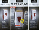 Andis Professional ProFoil Lithium Titanium Foil Shaver 17150